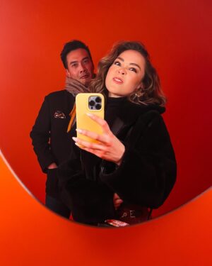 Naomi J. Ogawa Instagram - Happy 1 year anniversary baby! Let's order takeout and be in bed by 10 p.m cause that’s how we roll.. Thank you for being weird and silly with me 🩷 more laughter to come..