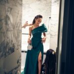 Naomi J. Ogawa Instagram - Thank you @bazaaruk for ‘getting ready with me’ for my first #britishfashionawards. I would also love to thank @matilde.jewellery for a truly magical night 🤍 Dream team: Makeup: @busterknight Hair: @adamcookehair Stylist: @sarahroseharrison @dionnebrighton Photographer: @mrbertiewatson Wearing Dress: @rachelgilbertau Shoes: @jimmychoo Bag: @aspinaloflondon Jewellery: @matilde.jewellery