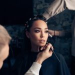 Naomi J. Ogawa Instagram - Thank you @bazaaruk for ‘getting ready with me’ for my first #britishfashionawards. I would also love to thank @matilde.jewellery for a truly magical night 🤍 Dream team: Makeup: @busterknight Hair: @adamcookehair Stylist: @sarahroseharrison @dionnebrighton Photographer: @mrbertiewatson Wearing Dress: @rachelgilbertau Shoes: @jimmychoo Bag: @aspinaloflondon Jewellery: @matilde.jewellery
