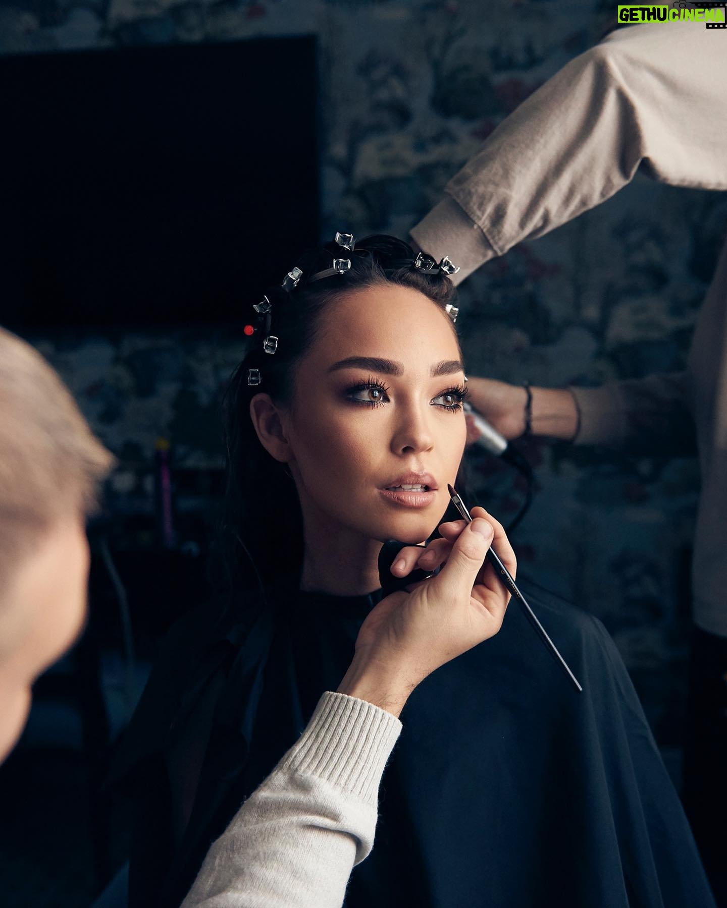 Naomi J. Ogawa Instagram - Thank you @bazaaruk for ‘getting ready with me’ for my first #britishfashionawards. I would also love to thank @matilde.jewellery for a truly magical night 🤍 Dream team: Makeup: @busterknight Hair: @adamcookehair Stylist: @sarahroseharrison @dionnebrighton Photographer: @mrbertiewatson Wearing Dress: @rachelgilbertau Shoes: @jimmychoo Bag: @aspinaloflondon Jewellery: @matilde.jewellery