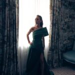 Naomi J. Ogawa Instagram - Thank you @bazaaruk for ‘getting ready with me’ for my first #britishfashionawards. I would also love to thank @matilde.jewellery for a truly magical night 🤍 Dream team: Makeup: @busterknight Hair: @adamcookehair Stylist: @sarahroseharrison @dionnebrighton Photographer: @mrbertiewatson Wearing Dress: @rachelgilbertau Shoes: @jimmychoo Bag: @aspinaloflondon Jewellery: @matilde.jewellery