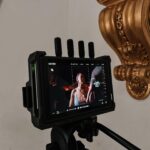 Naomi J. Ogawa Instagram - Behind the scenes 🎬 of the @britishvogue X @roberto_cavalli shoot 🩵