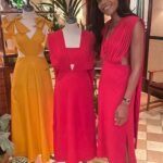 Naomie Harris Instagram – I’m so excited to announce that last night was the launch of the capsule clothing collection I designed for ethical clothing brand @omnes !! And it’s available to buy NOW  from www.omnes.com !! 

I have wanted to design clothes since I was a child, and during lockdown that passion got re-ignited when I decided to use the time on my hands to start designing again. I then came across the incredible clothing brand @OMNES whose ambition to create sustainable, price inclusive, and size inclusive clothes perfectly aligned with my own. I reached out to them via DM on Instagram and asked them if they’d let me design a capsule collection for them… and thankfully they said Yes! Last night was the culmination of a year and a half of working together to bring that collection to life, and make it available for YOU!!

I really hope you enjoy wearing the designs as much as I enjoyed creating them, each one is full of passion and love. I also really hope me making my childhood dream come to life, inspires you to never give up on yours. Impossible is Nothing! Keep striving to turn your dreams into reality!! Thank you @omnes ! Thank you to all my family and friends who came to support and cheer me on. And thanks to the uber talented @kennethsohmakeup & @rio_hair  for making me look gorg!! ❤️❤️❤️