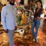 Naomie Harris Instagram – Happy Easter Everyone 🐣!! A #BTS shot with our incredible DOP @themaddoxdp from #themanwhofelltoearth on @showtime from April 24!