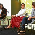 Naomie Harris Instagram - Yesterday was my Birthday 🥳 and ended up being the most perfect day ever, full of unexpected surprises! Just how I like it! The morning started off with a call from @Puma asking me to jump in and join @adeadepitan and @jackharries on a panel at Conference of the People to discuss strategies to overcome eco- anxiety. One of my favourite topics! Both @jackharries and I shared personal tips which I hope will help you and can be watched back at pumacop.com #ad #PUMACOP @puma Huge thanks to @beyondtalentglobal as well as my h/m team @rio_hair and @jacintaspencer for stepping in at the last minute to make it all possible. 🙏🏾