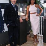 Naomie Harris Instagram - What a whirlwind the last 48 hours have been! Flew to London to visit the Regents Street flagship @michaelkors store, and help with the launch of the fabulous #mkcx007 Bancroft bag! Then stopped by the pop up @omega store at the Burlington Arcade to preview the latest collection of Bond related watches! A quick outfit change and onto the red carpet for the Bond premiere! Followed by a few hours sleep and back on a plane to Spain to continue filming! Mental! But soooo much fun! Thank you @michaelkors for the stunning outfits, and thank you @omega for always providing the perfect accessory for any outfit!! Photographer credits: @mikemarslandphotos @johnallenphillipsphoto