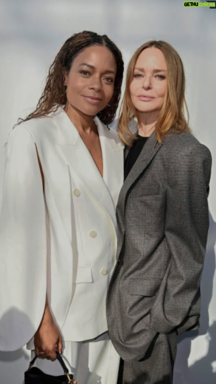 Naomie Harris Instagram - @stellamccartney #PFW @omega @shaunleanejewellery