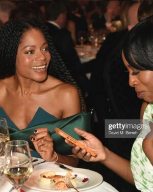 Naomie Harris Instagram - @dkms_uk gala helping people with blood cancer find a matching stem cell donor.  Styled by @_celine_sheridan_ tailoring by @barbarathetailor_w1 wearing @azziandosta & @jimmychoo Makeup by @kennethsohmakeup
