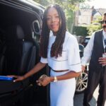 Naomie Harris Instagram - #throwbackthursday Hope you’re having a gorgeous day! After all the vids of #shriek I thought I’d share a photo that’s a little less intense 😂 @omega #omegamychoice