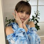 Nashiko Momotsuki Instagram – やっぱり青色が好き〜

#桃月なしこ #なしこたそ
#ゼロイチ褒め