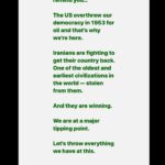 Nasim Pedrad Instagram - For my non-Iranian friends…:) A lot of you have asked how we got here. Everything happening in Iran right now ties back to a coup the CIA and BP staged in 1953. Highly recommend the film Coup 53, one of the best documentaries of recent years. Link in bio. Thanks for the second slide @nicolenajafi ❤️