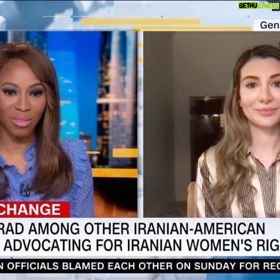 Nasim Pedrad Instagram - Thank you CNN and @zainashercnn for inviting me to speak on the current revolution in Iran, and for continuing to spotlight the brave Iranian women and men fighting for their freedom.