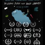Natália Lage Instagram - E hoje chegamos finalmente aos cinemas com “Bizarros Peixes das Fossas Abissais” essa aventura incrível da qual tive a alegria de participar ao lado dos talentosos @rodrigosantoro e @guilhermebriggs e sob o comando do gênio @maraofilmes e a força da @leticiafriedrich com @boulevardfilmes e @vitrine_filmes Uma galera muito massa que se reuniu pra fazer animação no Brasil, coisa rara e preciosa! Prestigiem o cinema nacional, prestigiem a animação nacional. Os cinemas e horários em todo Brasil estão nos meus stories. Confere lá! ✨🙋🏻‍♀️ 🐢 ☁️