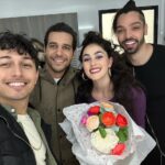 Natacha Karam Instagram - Tomorrows episode of Lonestar is extra cute specifically because @jstewiii is in it 🥰! This was definitely one of my favourite work days ever. Smiles ear to ear ✨💕✨