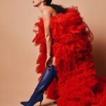 Natacha Karam Instagram - The talent Involved in creating these images- Wow- lucky me! 🤩 Thank you @abookof ❤️❤️ This shoot is my favourite shoot to date 🥰🥰 Follow link in my bio for the full interview 🙏🏼 💄: @tracewatkins 💇🏻‍♀️: @tildebymatilde 👗: @devonnuszer @blu___jeans 📸: @graphicsmetropolis Production : @louielouie16 @abookof
