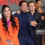 Natacha Karam Instagram - @roblowe & @johnnylowe new Netflix show ‘Unstable’ is so good!! What a nice opportunity to get out with the cast and support. I love my job and I love my friends ✨