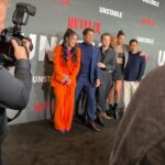 Natacha Karam Instagram - @roblowe & @johnnylowe new Netflix show ‘Unstable’ is so good!! What a nice opportunity to get out with the cast and support. I love my job and I love my friends ✨