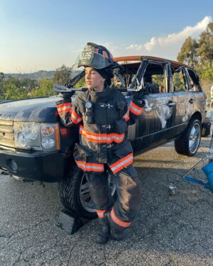 Natacha Karam Instagram - On it Cap 👩🏼‍🚒 🔥 🧯