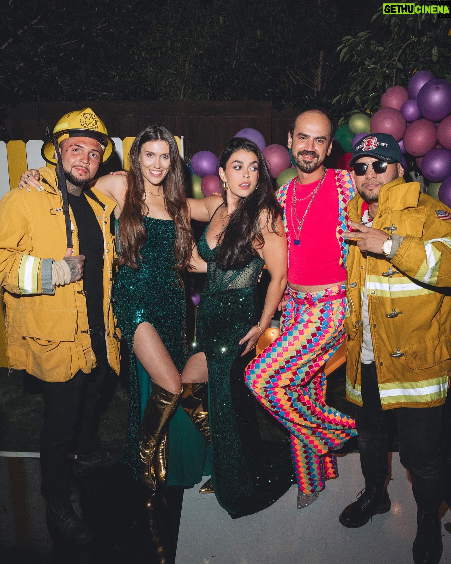 Natacha Karam Instagram - Look #2 I guess I know how to throw a party?! There was fire, there was magic, there were drag queens and line dancing and ‘firefighters’ 😂😂. There were cocktails and crepes and crowns and there was so much laughter and love. I love my friends and I love my life. I have so many more pics from my actual 30th to post, don’t get sick of me just yet 😅. 📷: @brooke.olsen.la Amazing memories captured beautifully ✨