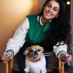 Natacha Karam Instagram - Love of my life No shoot happens without her ❤️🐕 Little miss Hollywood