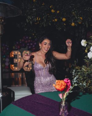 Natacha Karam Instagram - Look 1 of my epic 30th bday party.. of course there was a costume change half way through.. which will be posted in part 2 🤣 This was such a magical night .. one I will never ever forget. Thank you to every single person who made this evening so magical🌸🔮✨

Photos by @brooke.olsen.la 😍