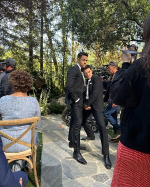 Natacha Karam Instagram - It’s Tarlos wedding time on @911lonestar tonight. Ooooo let the tears flow, she’s an emotional episode. I know I did my fair share of crying on this one when the camera wasn’t even on me 😂🥹

Everybody say looooooove

✨✨✨