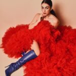 Natacha Karam Instagram - The talent Involved in creating these images- Wow- lucky me! 🤩 Thank you @abookof ❤️❤️ This shoot is my favourite shoot to date 🥰🥰 Follow link in my bio for the full interview 🙏🏼 💄: @tracewatkins 💇🏻‍♀️: @tildebymatilde 👗: @devonnuszer @blu___jeans 📸: @graphicsmetropolis Production : @louielouie16 @abookof