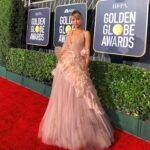 Natali Yura Instagram - January 5th 2020! It was THE BEST DAY EVER: three hours delayed flight , two hours in a traffic jam, one dress , did my makeup in the car on the way to THE GOLDEN GLOBES! And I made it! Unforgettable ✨ it was an honor @goldenglobes thank you!