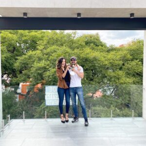 Natalia Guerrero Instagram - Aaaahhhhh ya nos cambiamos. Un nuevo comienzo! 
Que felicidad compartir la vida contigo!