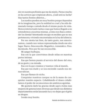 Natalia de Molina Instagram - Carta abierta a mis compañeras 💜 

Especial anual de @academiadecine 2024.