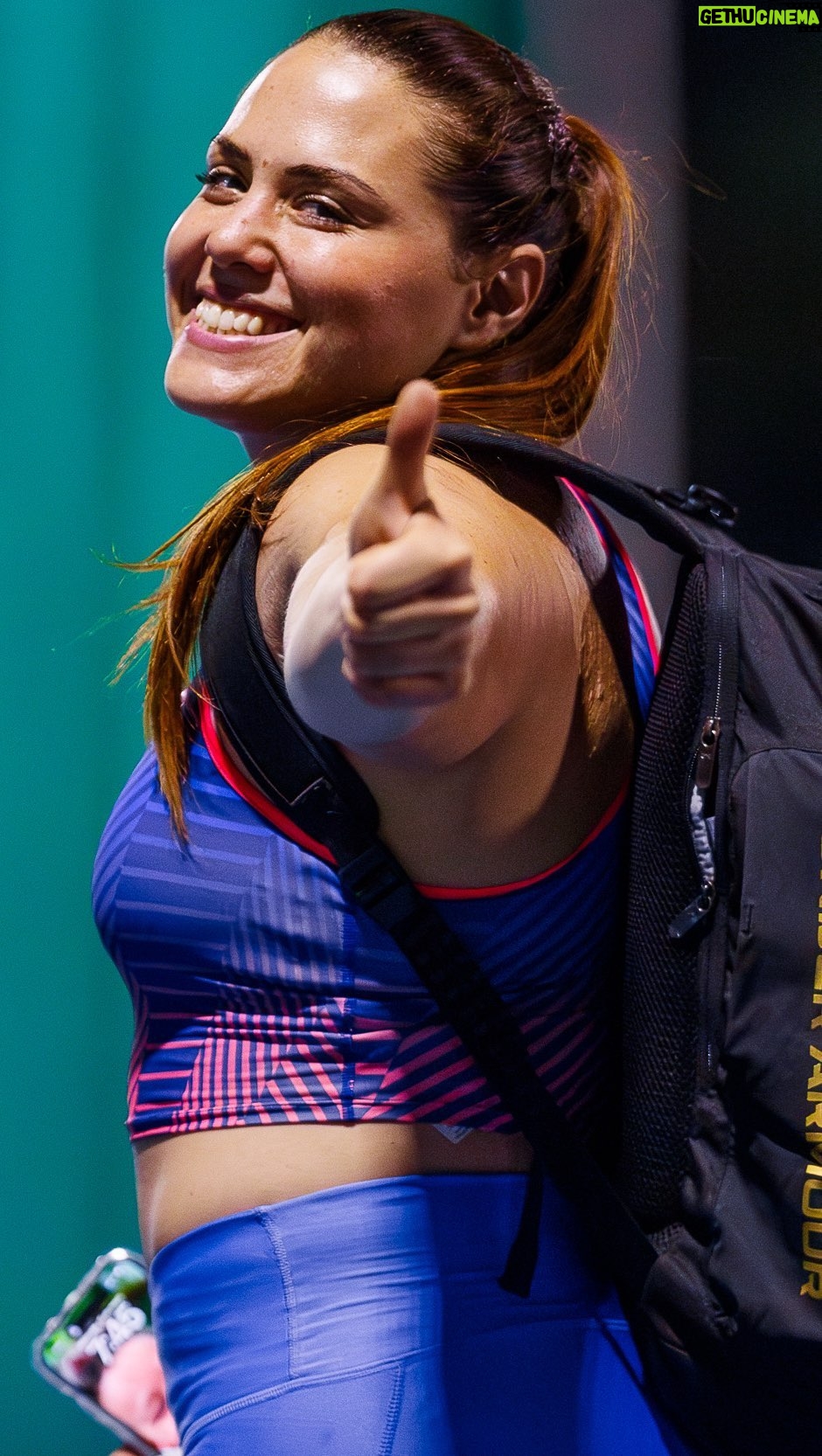 Natalia Ducó Instagram - El compromiso es uno: entrega total. El camino se disfruta sin importar del resultado. 4ta / 16.50m / Continental Tour Challenge Brasil 🇧🇷 ▶️ Next: Río de Janeiro 🌴 / 19 mayo Fotos de @fotografiadeportiva 🫶🏼 Seguimos! ⚡️🧬♾️🫶🏼❤️🚀 @underarmour.cl
