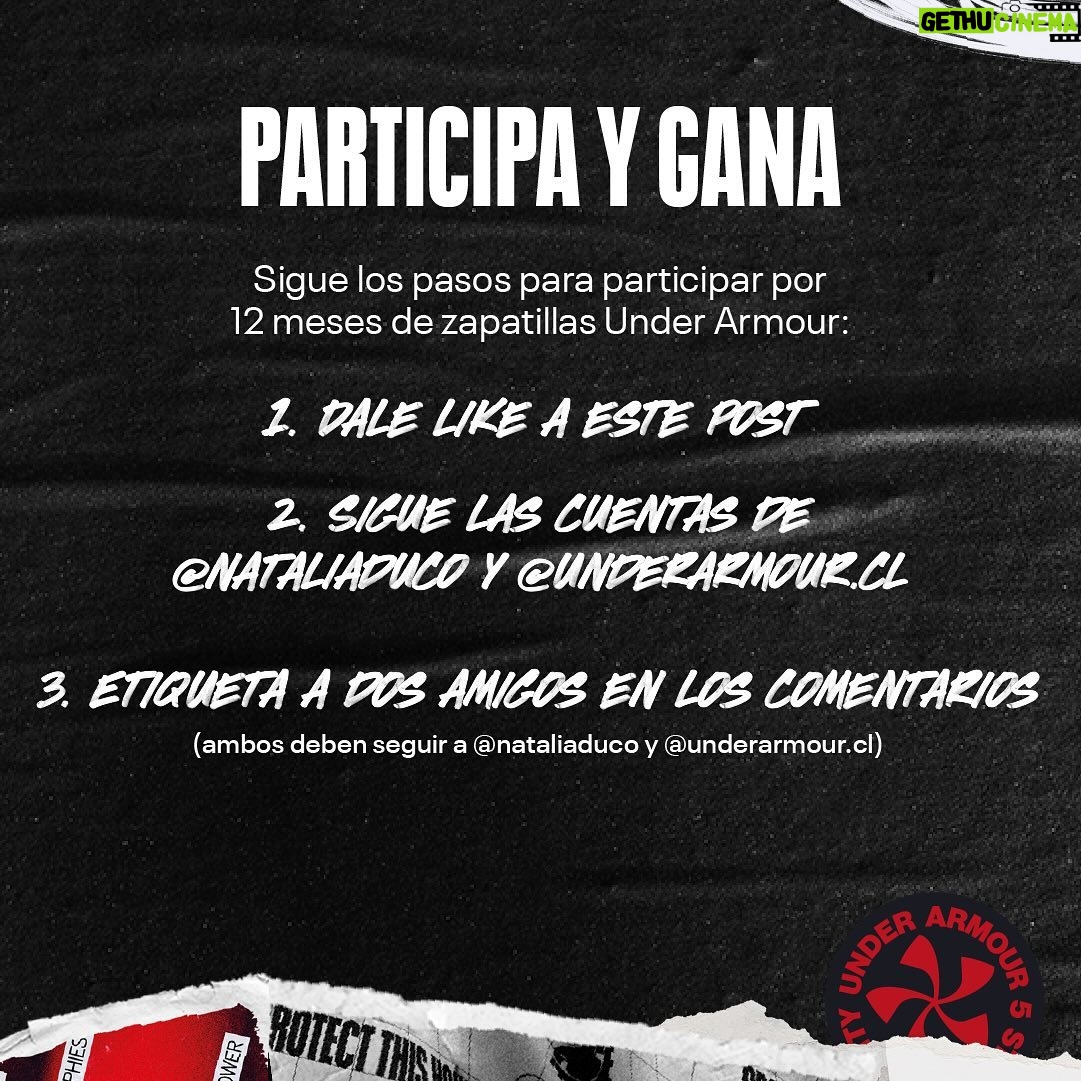 Natalia Ducó Instagram - CONCURSO CERRADO 👟 ¿Te gustaría ganar 1 año de zapatillas UA? Con Natalia Duco y Under Armour Chile es posible. ¡Esta es tu oportunidad! Completa los pasos y estarás participando👇 1. Dale like a este post 2. Sígue las cuentas de ig de @nataliaduco y @underarmour.cl 3. Etiqueta a dos amigos en los comentarios (ambos deben seguir las cuentas mencionadas) 🔎👀 El ganador será anunciado el jueves 30 de noviembre en las stories de @underarmour.cl, nuestra única cuenta oficial. Jamás te contactaremos por otro medio.