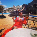 Natalia Tena Instagram – @molotovjukeboxofficial on tour. @tombasswilson and me warming up for our gig tomorrow Fuerteventura @fuerteventuraenmusica