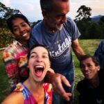 Natalia Tena Instagram - Christmas Family Portrait. Tried to take a good family selfie Christmas drunk, someone watched that absolute fail and caught this. Bella Familia, Bella Cali ❤️🎄🇨🇴