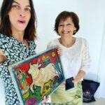 Natalia Tena Instagram – FELIZ CUMPLEAÑOS A LA MEJOR TINY AUNTIE DEL MUNDO. Le sorprendi esta mañana en Madrid con un cuadro exótico  @thesampleroom.store Tauro como ella!