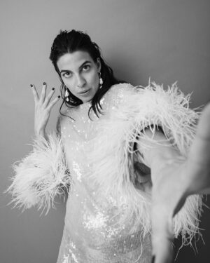 Natalia Tena Instagram - Thank you @designscene for making me your May Lady! I felt like I discovered my inner ostrich/ the colour pink on this shoot. What a talented team that boosted me even though I was falling through the seams and feathers with jet lag. 
Link in Bio if you want to read some of my blah blah about John Wick @chad_stahe @lionsgate some of the other epic directors I’ve worked with (Carlos Marques Marcet @lastormedia and Emma Rice @wise_children) and one of the most amazing charities @orchidproject. 

Photographer: @jemimashoots 
Stylist: @abigailrosewhite 
Grooming: @jonchapmanhair 
Makeup Artist: @michellewebbmakeup
Publicity: @ddapersonalpublicity