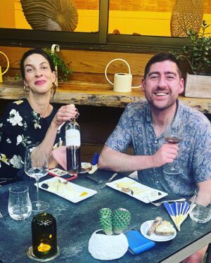 Natalia Tena Instagram - Like my tiny auntie @ramonatenanogales always says ‘LIFE IS BEAUTIFUL, SOMETIMES.’ Last night was one of those times @lalternative_restaurant @gilles_goujon. They did things to an egg that didn’t taste legal, the seafood made me want to be inappropriate in public and the wine list made me feel happy to do so.  We @lwreford were also nearly beaten by the mobile cheese course but we pushed on through to our personal Moscow, which in this case was a piece of art using the medium of strawberry. Merci Beaucoup to everyone working there for all the ways you made my mouth feel happy. If anyone reading this is ever in Beziers, this is a exactly where you need to eat.