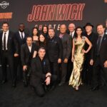 Natalia Tena Instagram - @johnwickmovie hit LA last night @chinesetheatres! Absolute dream team @liongate. Thank you so much @karenclarkson for lending me an epic gold dress and tail (that I managed to not trip up on once) and for @melaniemakeup @sapongjohnnie for spending all day with me glamming my jet lagged face into shape. Also to @hardrockla for the neon lights and sake flights. Everyone go see it on the big screen from the 24th of March!