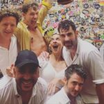Natalia Tena Instagram – BEFORE AND AFTER we lost several pints of our @molotovjukeboxofficial souls in liquid form on the stage @hootanannybrixton THANK YOU to everyone that came, that danced, that sang. Tropical head piece by the one and only @pearlsandswine