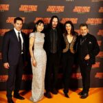 Natalia Tena Instagram - WHAT A NIGHT, WHAT A FILM! Felt like I had been punched in the adrenal gland for 3 hours and loved every single minute of it. I cannot believe I got to be part of this incredible action franchise @johnwickmovie @lionsgate and worked with these talented humans @chadstahelski. Thank you @karenclarkson @byeethedesigner for such a beautiful outfit (and for introducing me to tit tape 😂) and @jonchapmanhair @carolinebarnesmakeup for scrubbing me up and giving me the confidence to walk that red carpet. Also to all my wonderful idiot friends for coming to support my face and help me drink too many cocktails at the afterparty ❤️