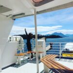 Natalia Tena Instagram – PATAGONIAN FJORD TOUR ⛴️My eyes are burnt with the beauty of mountains meeting the sky and sea and my @johnniewalker was full of millennia old ice (we toasted the mother glacier in thanks.) Chilean Boat Karaoke is a whole new world. GRACIAS @loberiasdelsur @chiletravel para dar me un día inolvidable. ❤️❤️