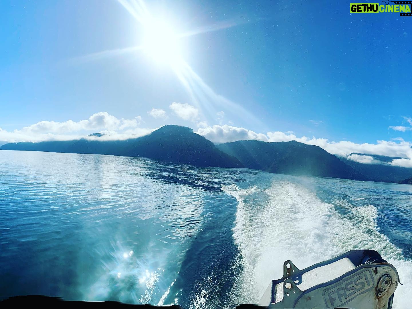 Natalia Tena - 6K Likes - PATAGONIAN FJORD TOUR ⛴️My eyes are burnt with the beauty of mountains meeting the sky and sea and my @johnniewalker was full of millennia old ice (we toasted the mother glacier in thanks.) Chilean Boat Karaoke is a whole new world. GRACIAS @loberiasdelsur @chiletravel para dar me un día inolvidable. ❤️❤️