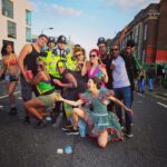 Natalia Tena Instagram – WHAT A CARNIVAL, COME ON LONDON!!
There was heads down, bums up dancing, floating steel drums and weapons grade bass, empanadas, every meat grilled, full loud looks, full rum measures at 360 degrees and summer on our mooring. Overwhelmed by an envelopment of loving humans hurling love at my face, introduced my godchildren to my favourite street party (and training them to be my bartenders) dog licking all surfaces and many costume changes. After missing it for 6 years we threw the kitchen sink at it. Cannot wait for next year.🍉🍉🍍🍍🍍🍹🍹☀️☀️
