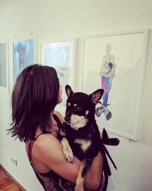 Natalia Tena Instagram - So proud of our Madame artiste @mercurialpearl and her first exhibition opening @bricklanegallery. You can come relish in her visions till 22nd of May.