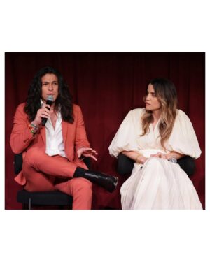 Natalie Morales Instagram - Thank you to @appletv & @imagenfound for having me last week at this very special event celebrating Latine excellence in all areas of our business. I was very honored to be a part of it! 

Styling: @kimmyerin 
Makeup: @makeupbymyriama 
Hair: @jenelleno.5 
Date and Savior/Wizard to my Wench: @fifers3000