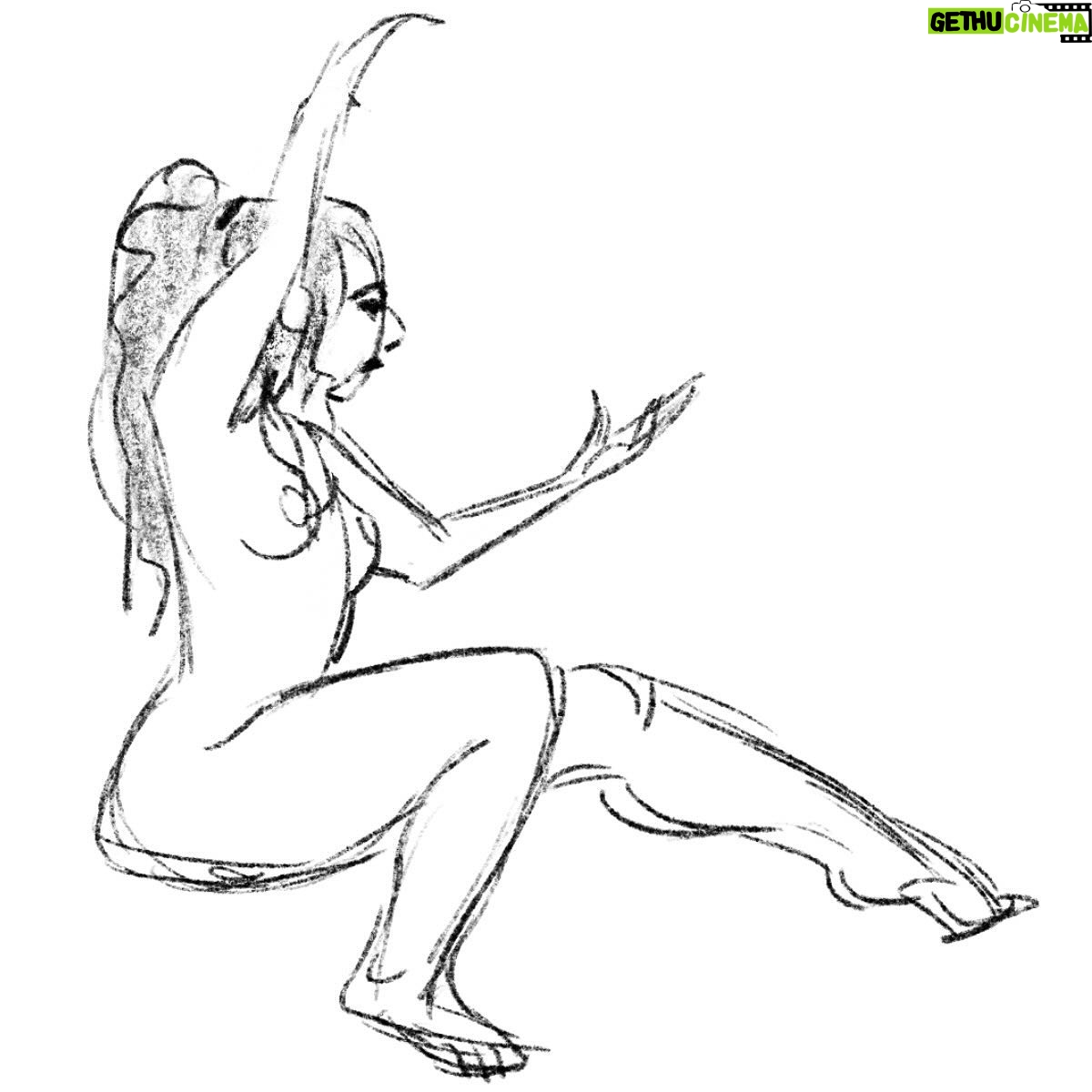 Natalie Nourigat - 1K Likes - 2-minute poses from figure drawing~ š