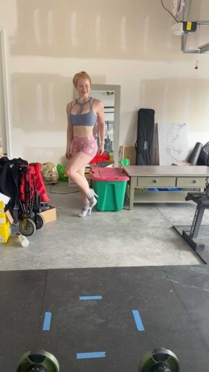 Natalie Renee Long Instagram - Happy Workout Wednesday Friends!
.
This is what my workouts look like right now. I’m such a poser 🤪
.
People keep asking me if I workout in heels. H to the ELL no ya’ll! But I keep them close by so I can practice my posing between sets. I don’t wanna fall off my heels on show day 😂
.
P.S. Don’t forget the dance break!
………………………….
#nataliereneekirk #gethappybefit #weightloss #workoutreel #naturalredhead #motivational #ginger #fitlife #bikiniprep #competitionprep #posingpractice #shoulderworkout #nashville #fitness #goals #fitgirls #fitnesspodcast #redhead #girlswholift #fitfam #nashvillefitshow #posingpractice