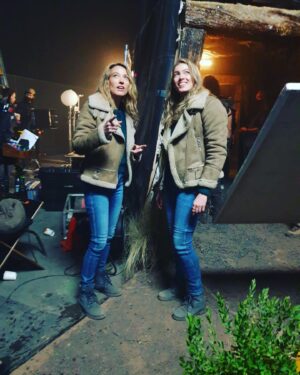 Natalie Zea Instagram - Just before we started shooting tonight’s episode, I got Covid. Like, bad Covid. Because of the way we shoot television these days, shutting down was not an option. A lot of what you’ll see tonight would not have been possible without my badass of a stunt double, @marleejo_barber. Yes, the resemblance is unnerving and we’re definitely gonna pull a Parent Trap before this thing is over. #LaBrea 
EDITORS NOTE: Guys I don’t have Covid anymore. We shot this episode in June. But thank you for the well wishes ;)