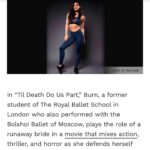 Natalie Burn Instagram - FRONT PAGE of MUSCLE AND FITNESS MAGAZINE!!! @muscleandfitness Thank you for this amazing article by @seen_everywhere Movie @tildeathdouspart.2023 PR @marquepr Photographer @donqhannahphotography 📰🎥💙 Scroll 👈 How Natalie Burn channeled @officialslystallone to become an Action Film Star
