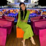 Natalie Burn Instagram - Birthday Celebration on the Cruise Ship 🥳💚🎉 scroll 👈💜